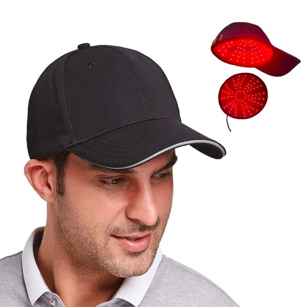Casquette à LED Infrarouges Pour Repousse Des Cheveux - Neuve, Garantie 6 Mois