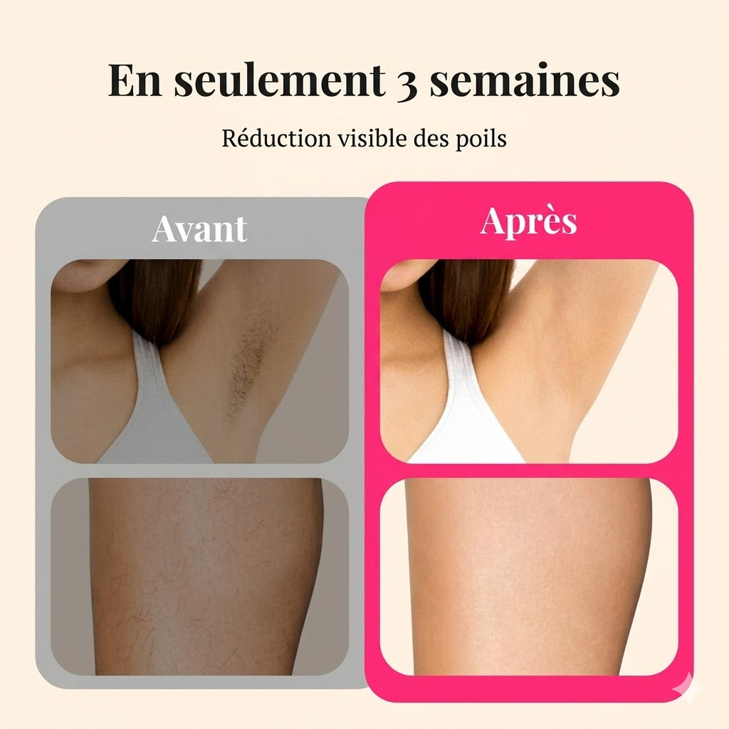 Épilateur à la Lumière Pulsée 990000 Flashs