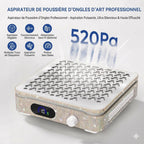 Aspirateur Poussière Ongles Professionnel Design Strass