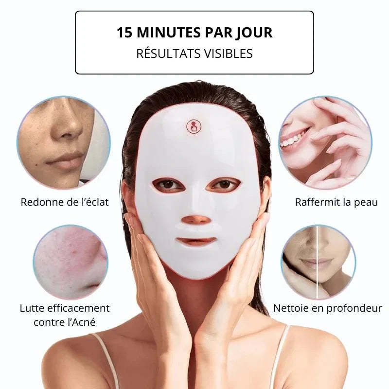 Masque Facial Led 7 Couleurs