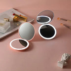 Miroir de Poche Lumineux Compact