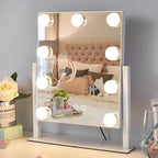 Miroir de Maquillage Style Hollywood avec Ampoules LED