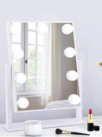 Miroir de Maquillage Style Hollywood avec Ampoules LED