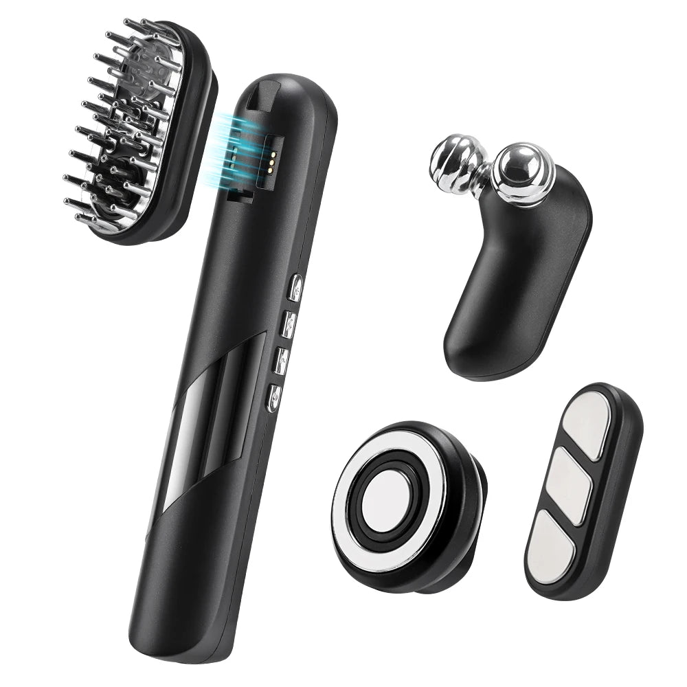 Brosse Massage Cuir chevelu 4 Têtes