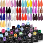 Kit 26 Vernis Semi Permanent + Base & Top Coat Sans Résidu