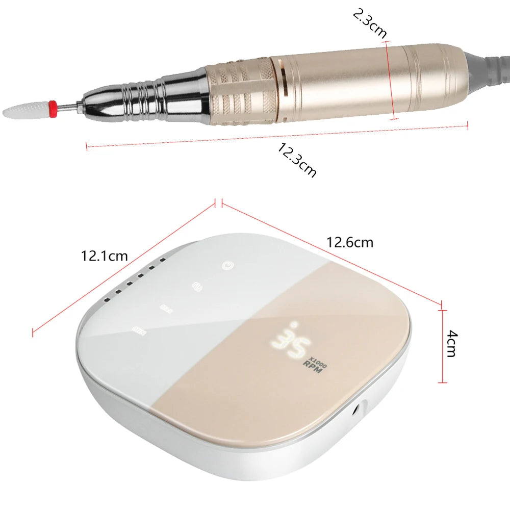 Ponceuse Ongle Pro Écran LCD