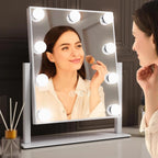 Miroir de Maquillage Style Hollywood avec Ampoules LED