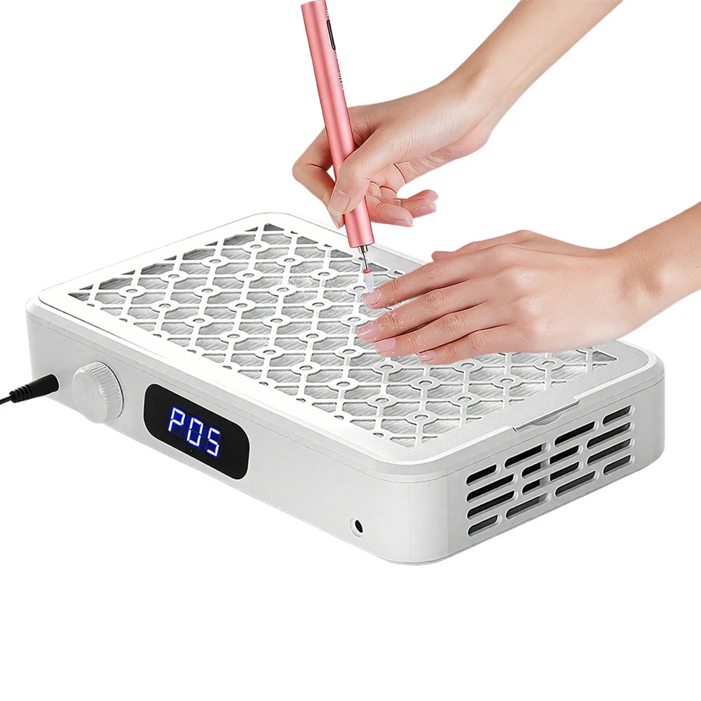 Aspirateur à Ongles Professionnel Double Ventilateur Puissant