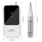 Ponceuse Ongle Sans Fil 45000 Tours Minute