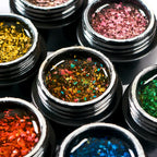 Kit 6 Vernis Gel Fleurs Séchées Encapsulé