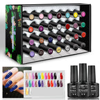 Kit 26 Vernis Semi Permanent + Base & Top Coat Sans Résidu