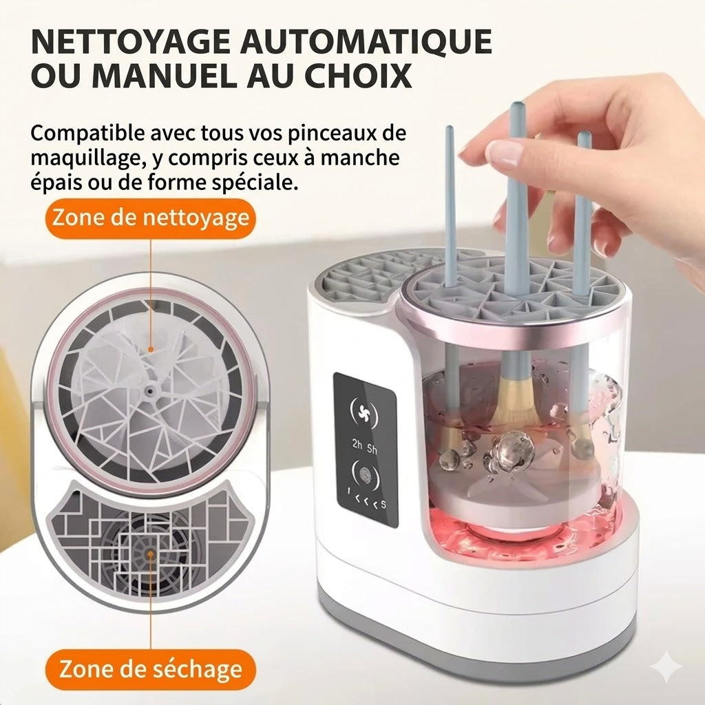 Nettoyeur Pinceaux Maquillage Électrique