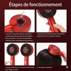 Brosse Led EMS Repousse Cheveux