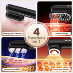 Brosse Massage Cuir chevelu 4 Têtes