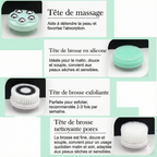 Brosse Rotative Nettoyante Masseur Visage