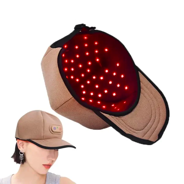 Casquette Lumière Rouge Cheveux