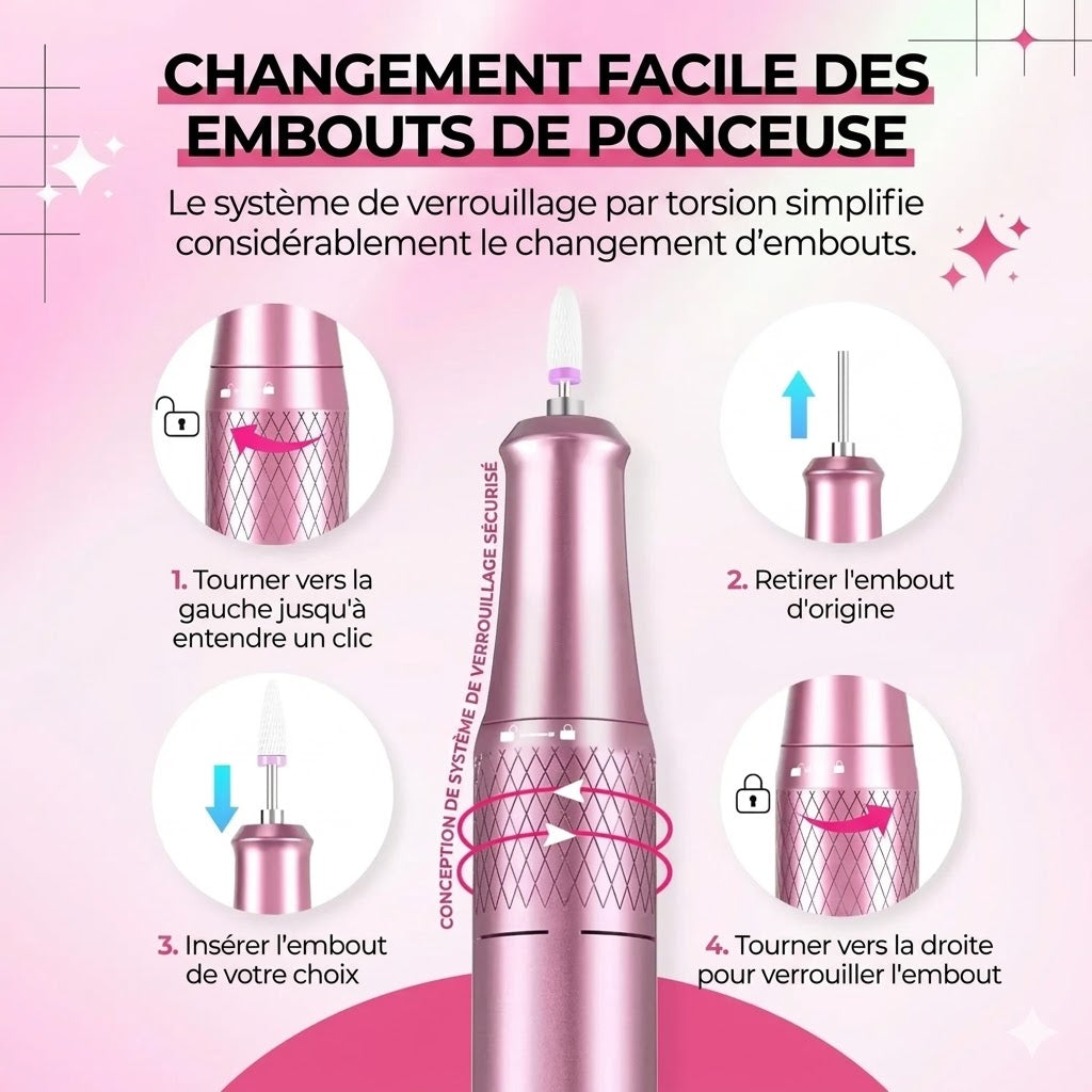 Ponceuse à Ongles de Bureau