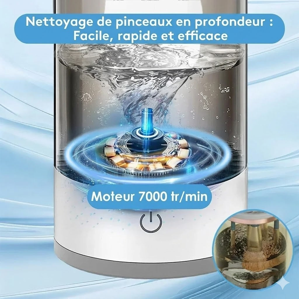 Nettoyeur Sécheur Pinceaux Maquillage
