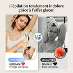 Épilateur Lumière Pulsée avec Effet Froid