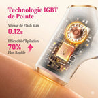 Épilateur à la Lumière Pulsée 990000 Flashs