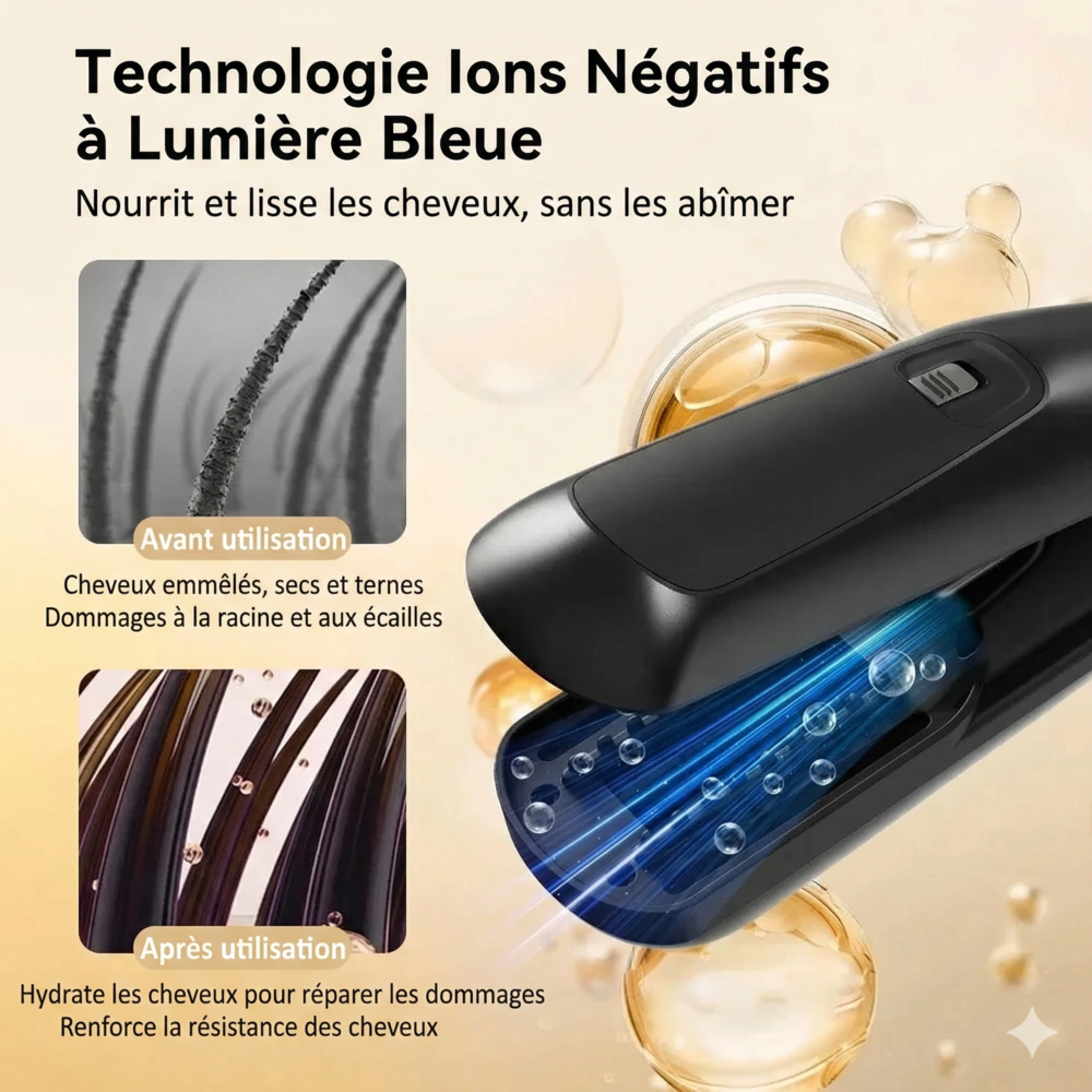 Coupe Fourche Cheveux Lisseur