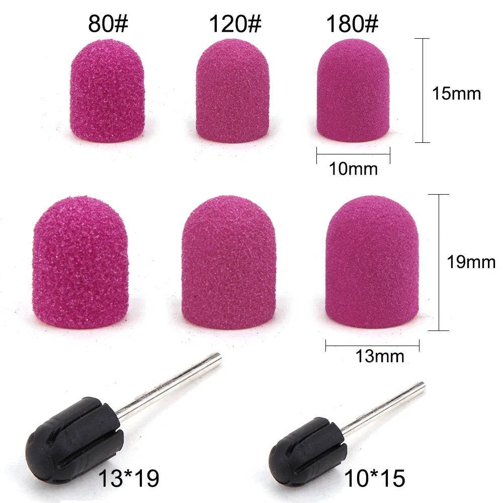 Embout Ponceuse Ongle Caoutchouc