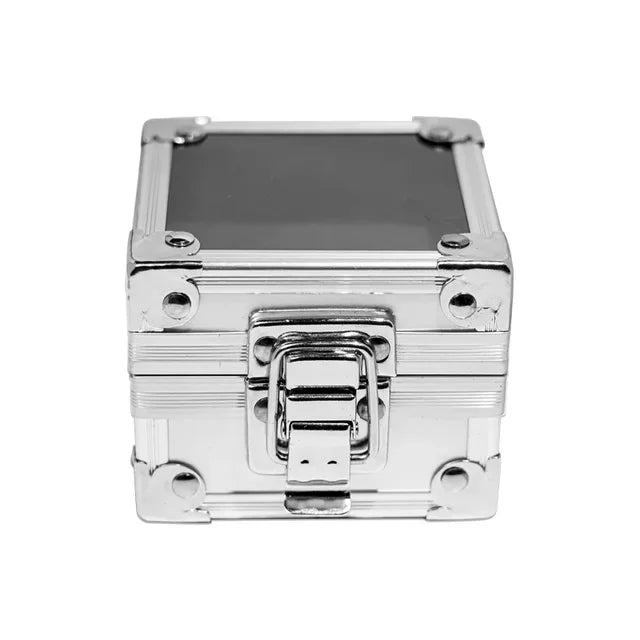 Boîte Présentoir Embout Ponceuse Ongle en Aluminium