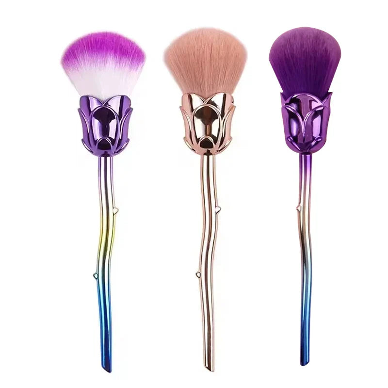 Pinceau Manucure en Forme de Rose
