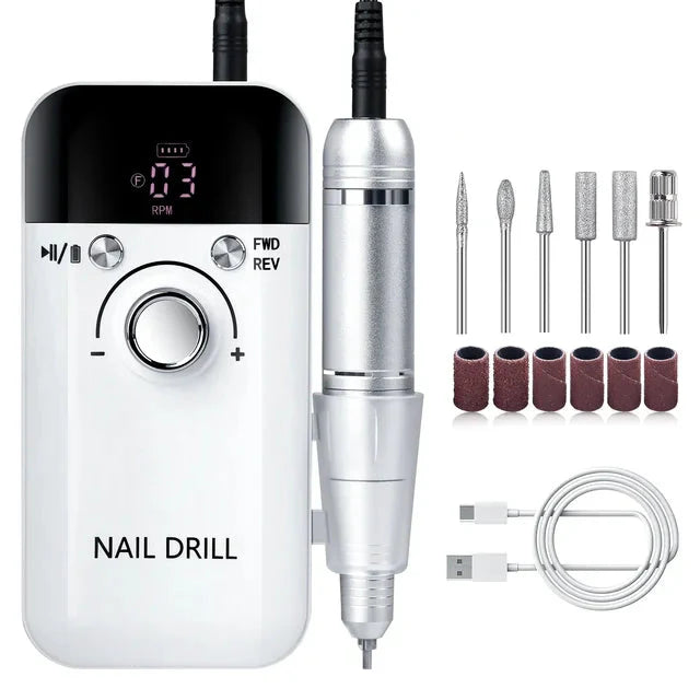 Ponceuse Ongle Professionnelle Sans Fil Portable