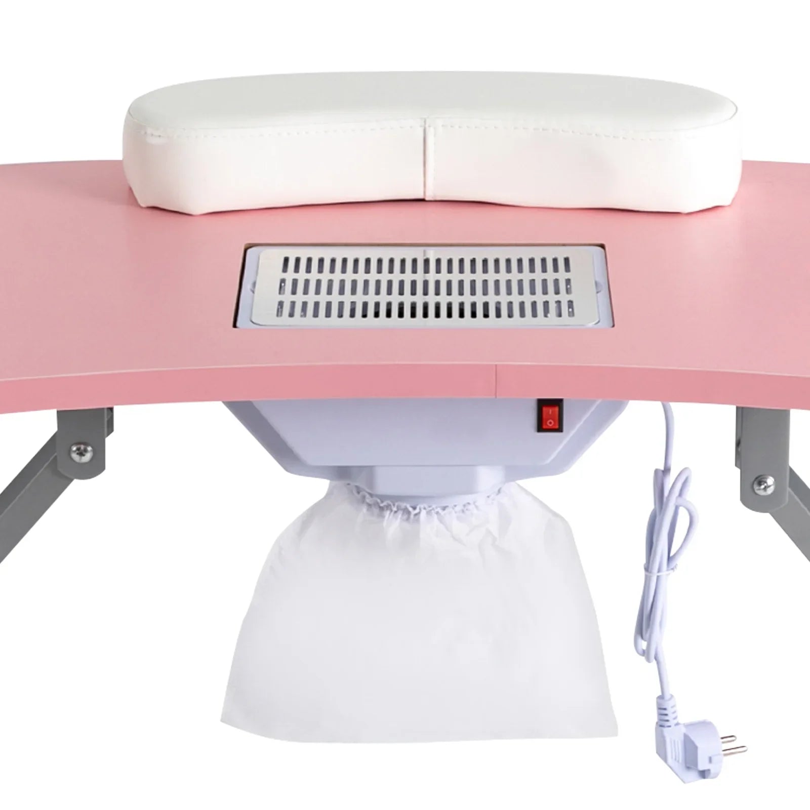 Table Manucure Pliante avec Aspirateur