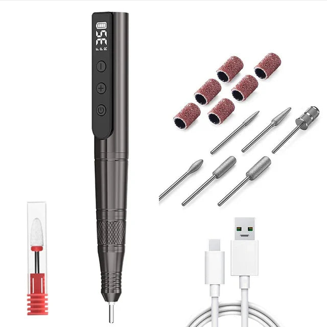 Stylo Ponceuse Ongle Sans Fil