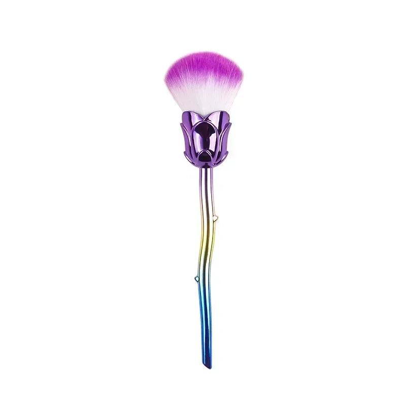 Pinceau Manucure en Forme de Rose