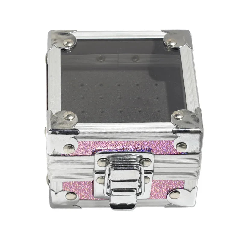 Boîte Présentoir Embout Ponceuse Ongle en Aluminium