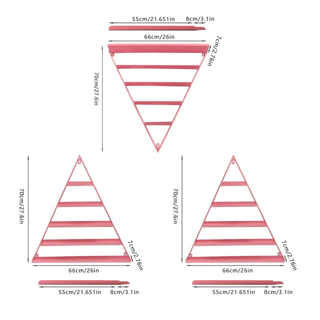 Présentoir Vernis Mural Design Pyramide