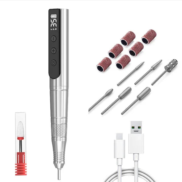 Stylo Ponceuse Ongle Sans Fil