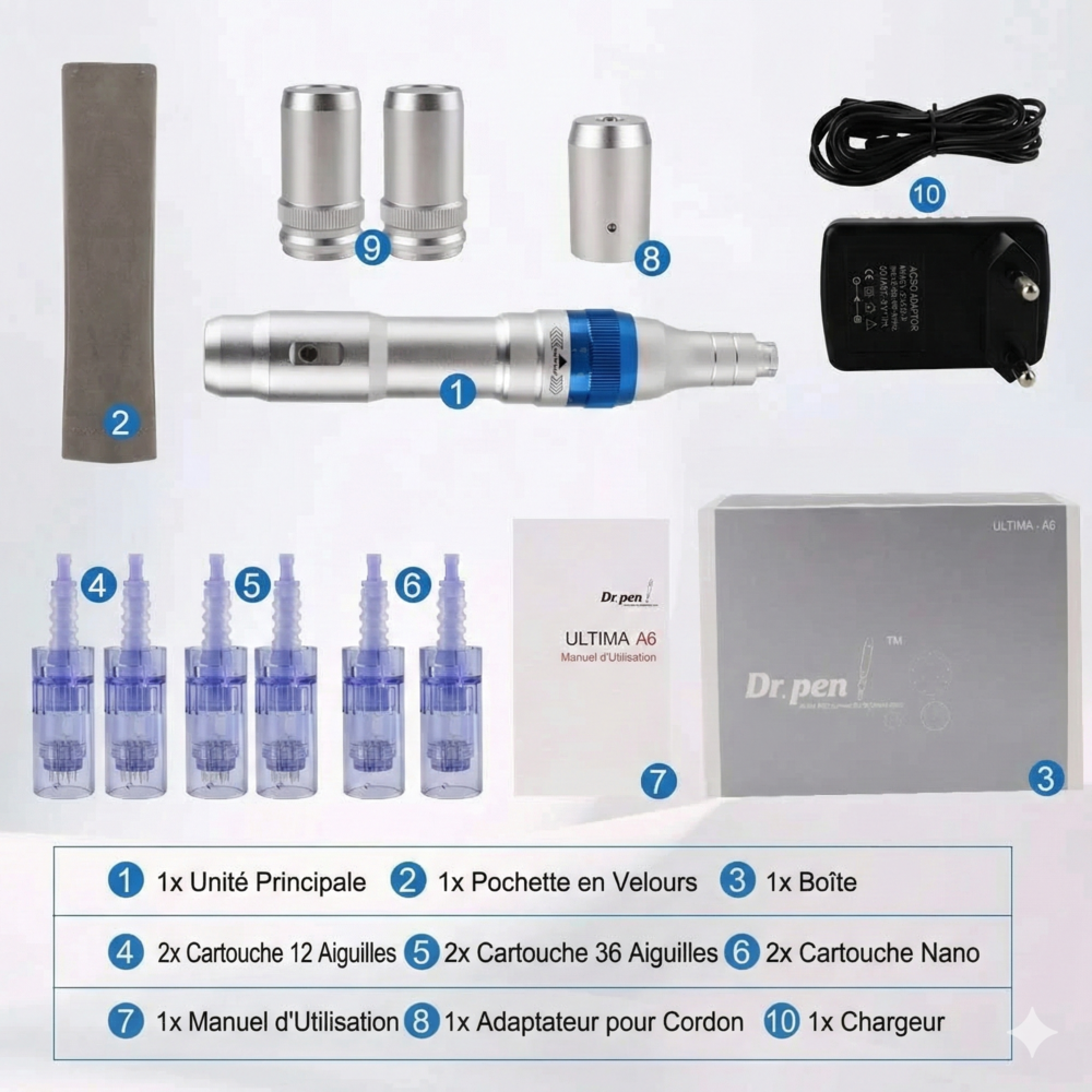 Stylo Microneedling Professionnel