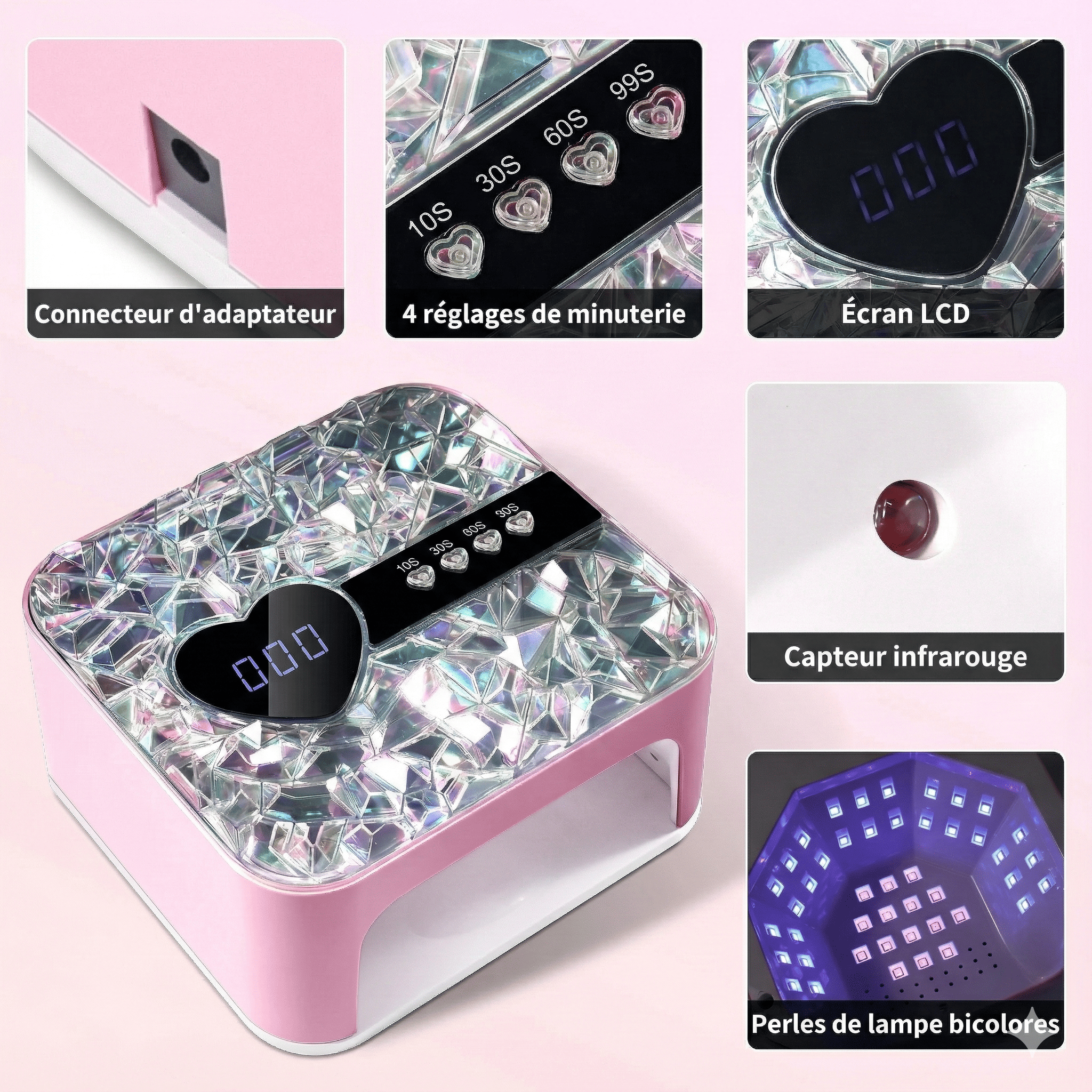 Lampe UV Led Manucure Ongles