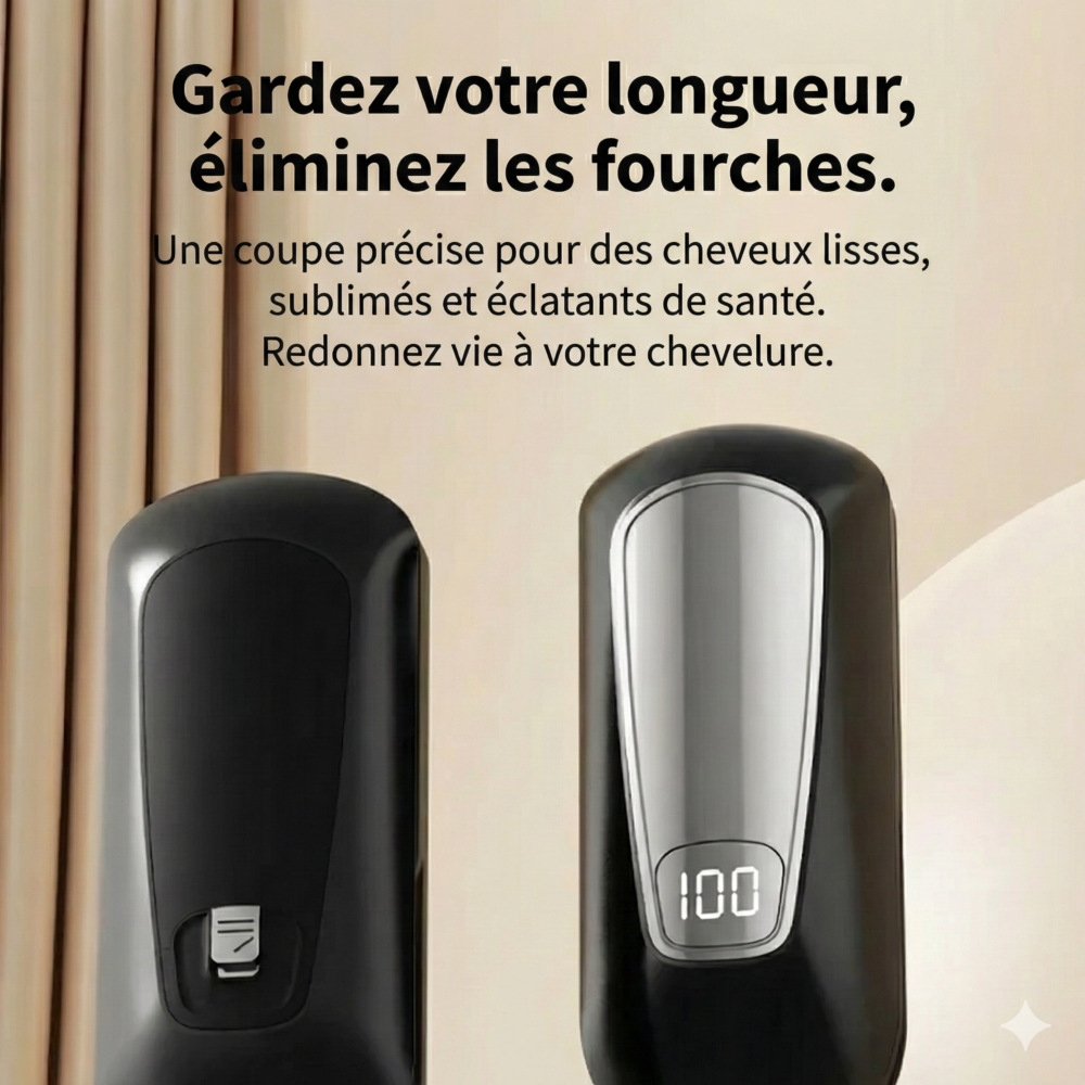 Coupe Fourche Cheveux Lisseur