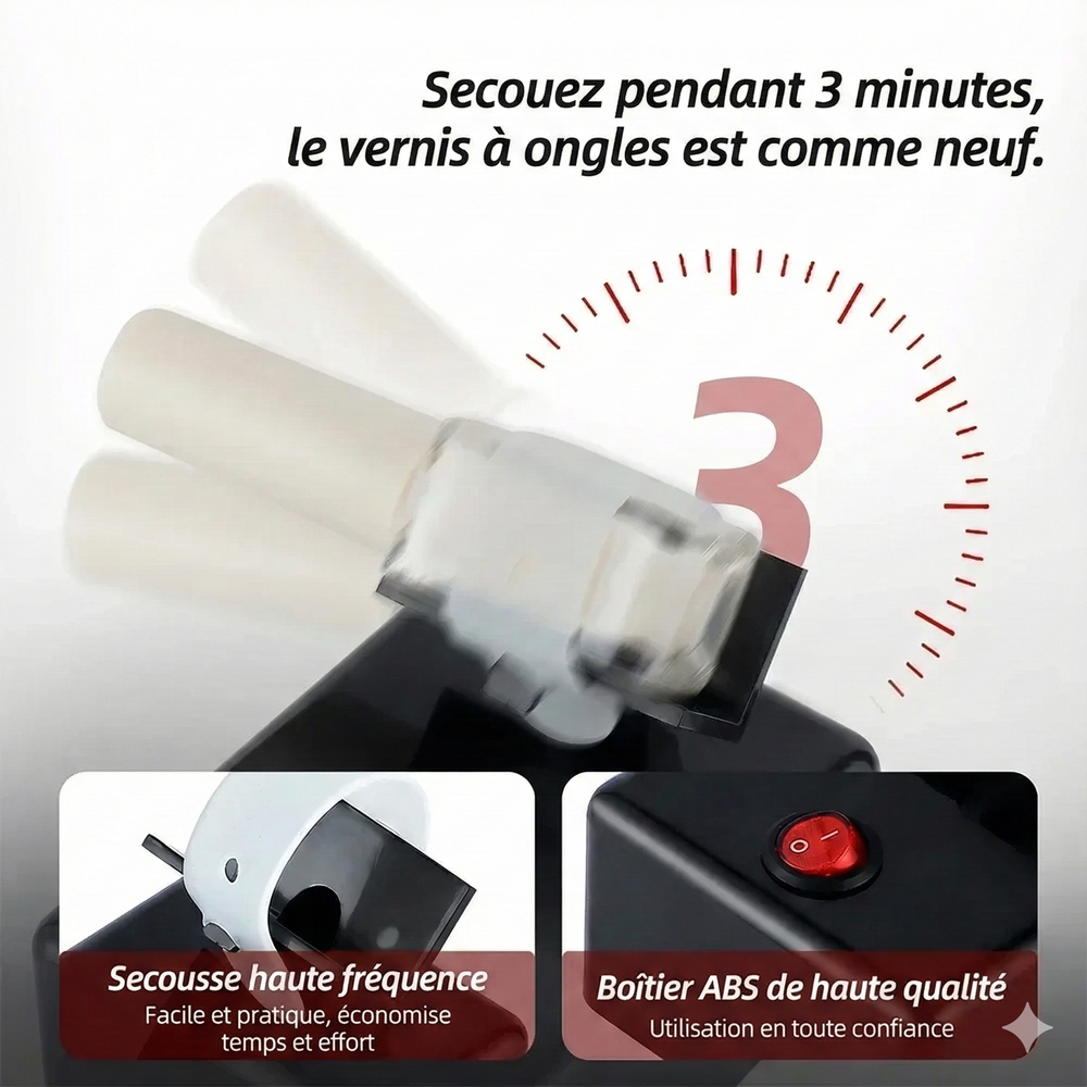 Nail Polish Shaker Agitateur Flacon Vernis à Ongle