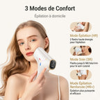 Épilateur à la Lumière Pulsée 990000 Flashs