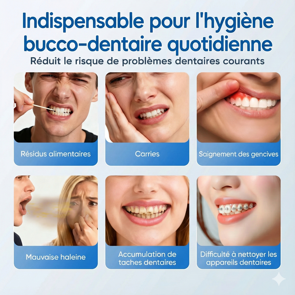 Hydropulseur Jet d'Eau Dentaire Puissant