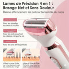 Rasoir Électrique Multifonction Intime Femme