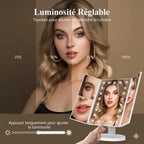 Miroir Triptyque Lumineux