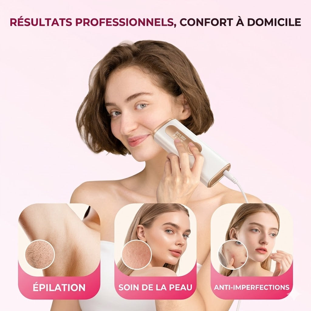 Épilateur Lumière Pulsée Compact