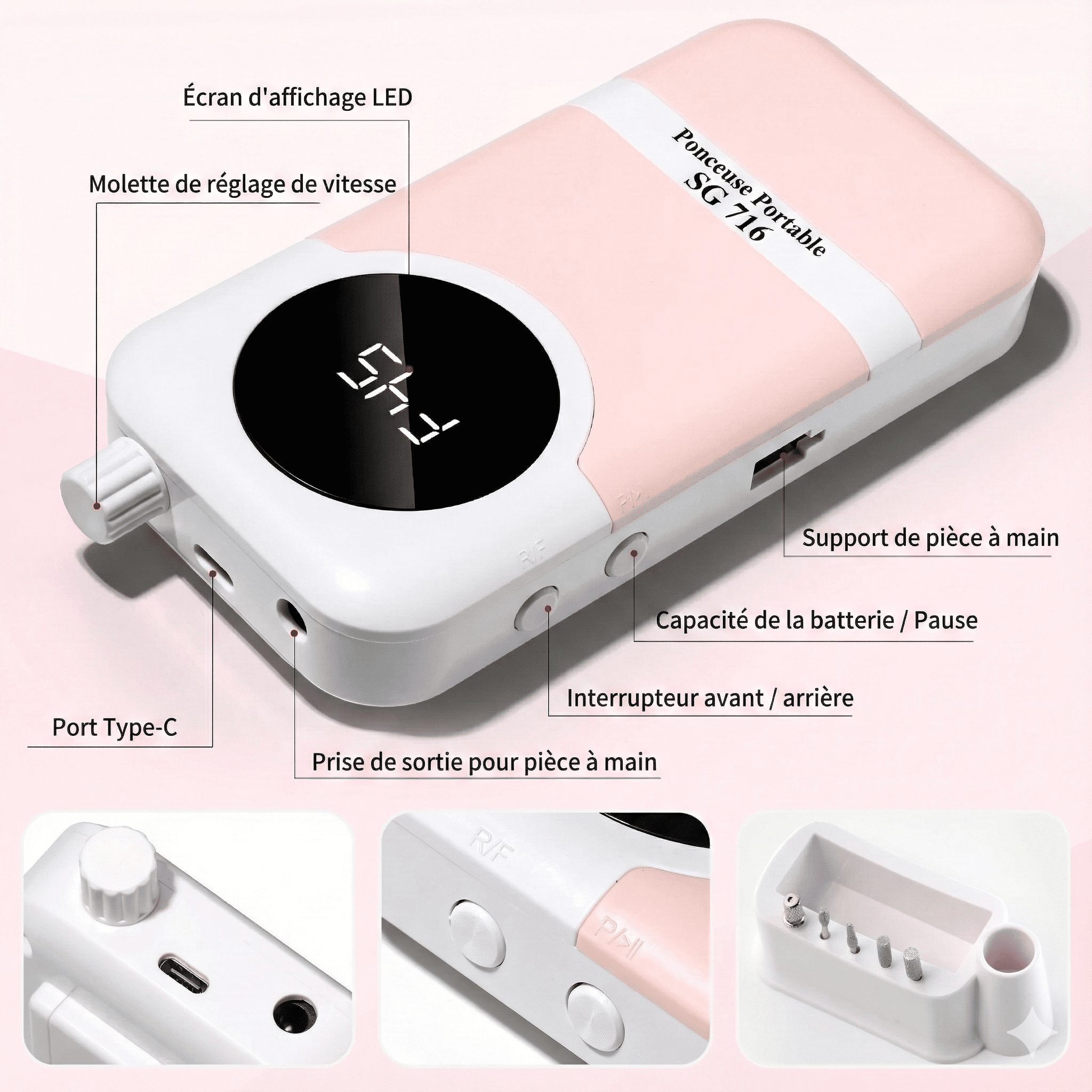 Ponceuse Ongle SG716