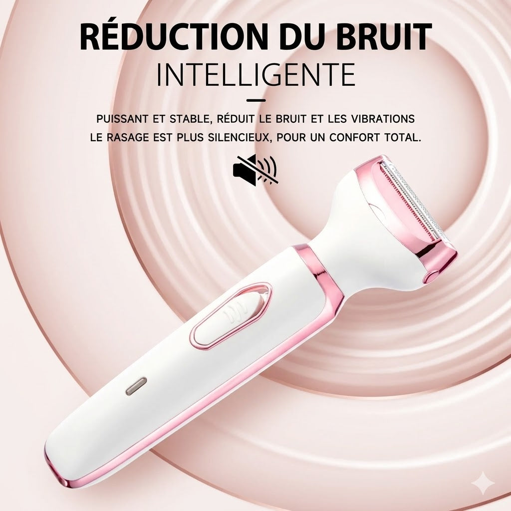 Rasoir Électrique Multifonction Intime Femme