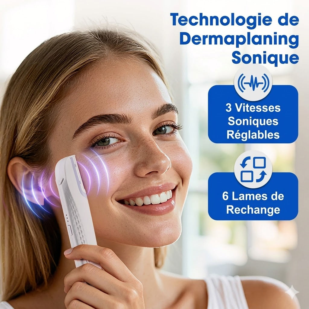 Rasoir Dermaplaning Électrique Visage