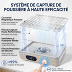 Aspirateur Poussière Ongles Professionnel Design Strass