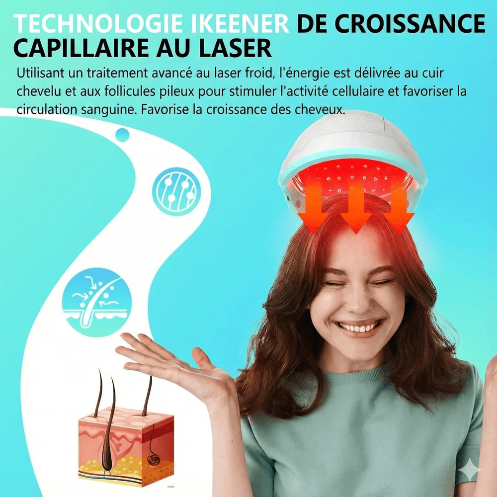 Casque 109 Led 650nm Cheveux